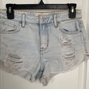 PacSun Blue Light Wash Jean Shorts